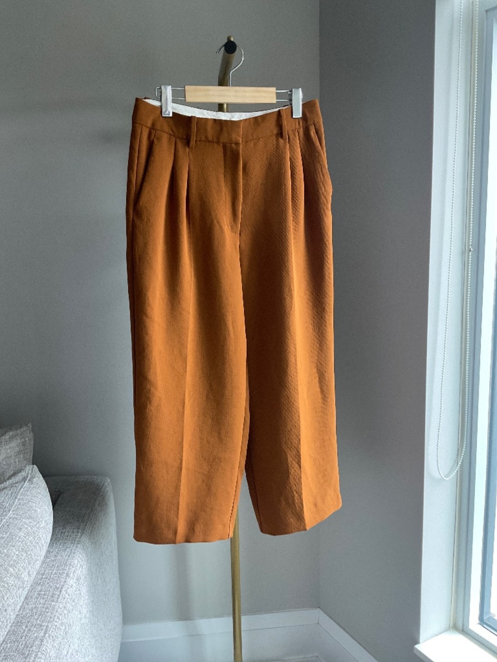 Aritzia The Effortless Pant Cropped Crepette